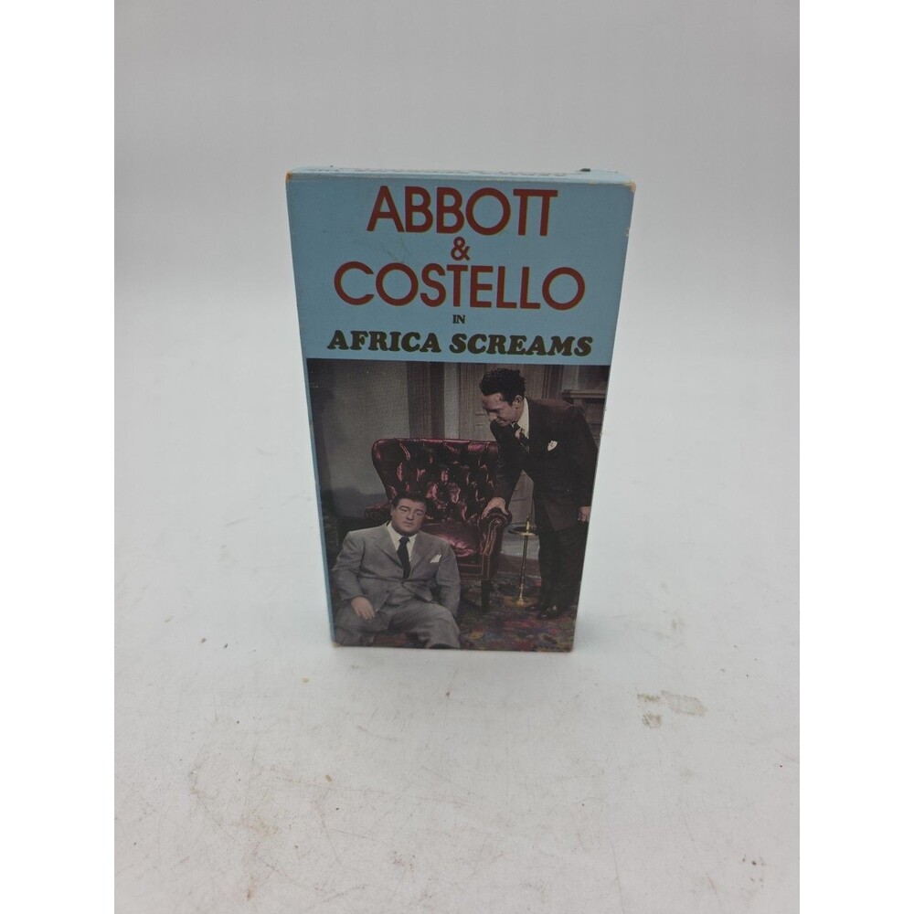 African Screams VHS 1949 Bud Abbott Lou Costello Classic Buddy Comedy